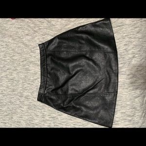 Zara faux leather skirt